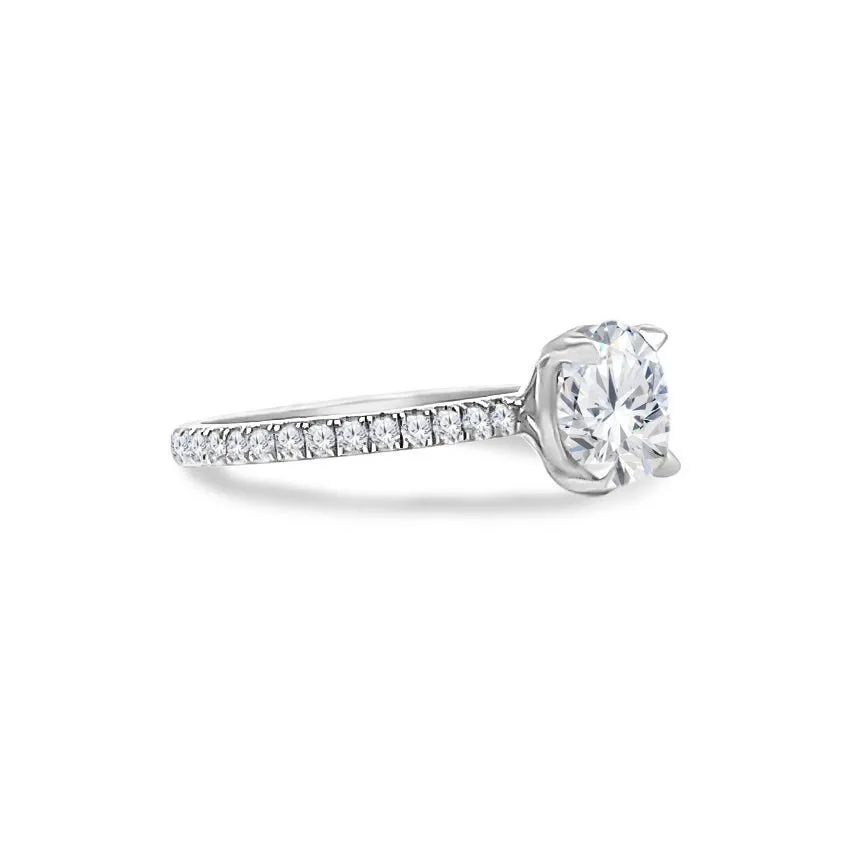 2.08ct Round Diamond on Diamond Band sold by LINDSEY LEIGH JEWELRY product image thumbnail 5