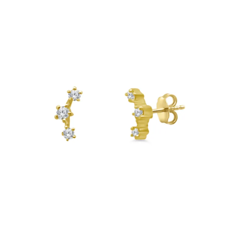 Diamond Constellation Stud sold by LINDSEY LEIGH JEWELRY
