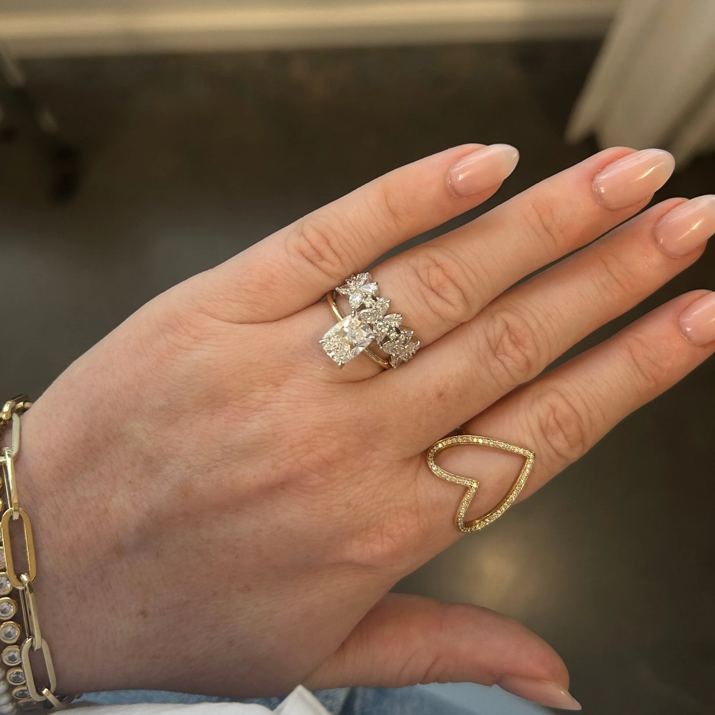 2.59ct Cushion Diamond Solitaire sold by LINDSEY LEIGH JEWELRY product image thumbnail 3