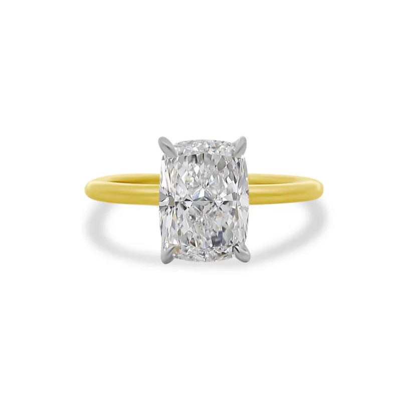 2.59ct Cushion Diamond Solitaire sold by LINDSEY LEIGH JEWELRY
