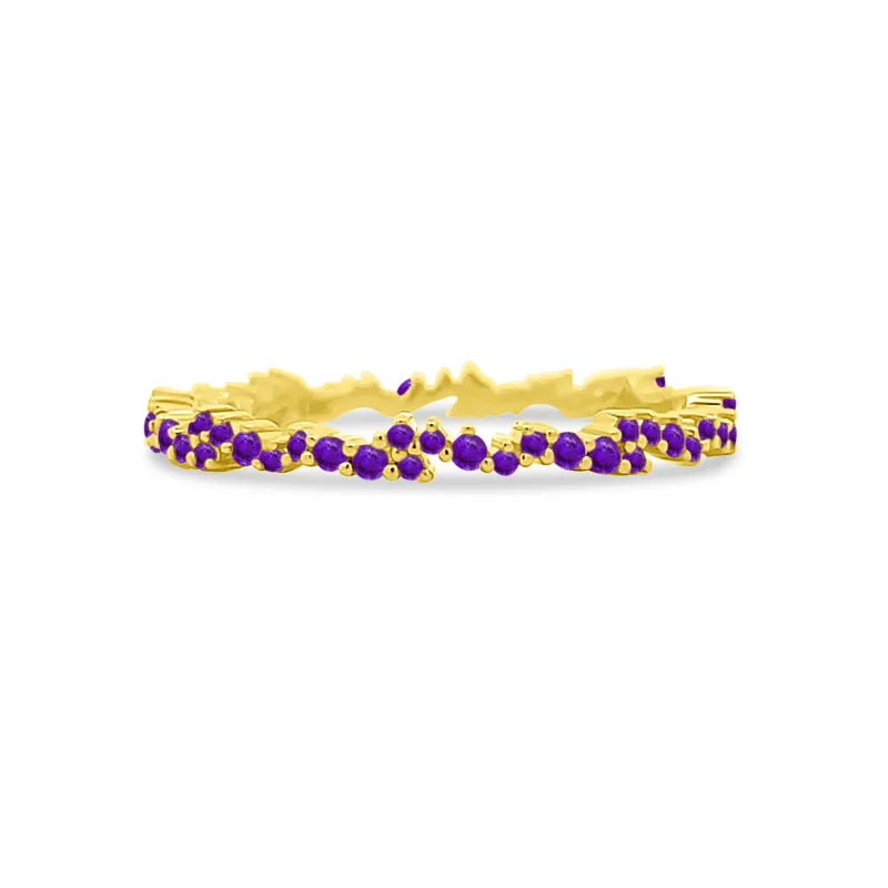 Scattered Birthstone Eternity Band sold by LINDSEY LEIGH JEWELRY