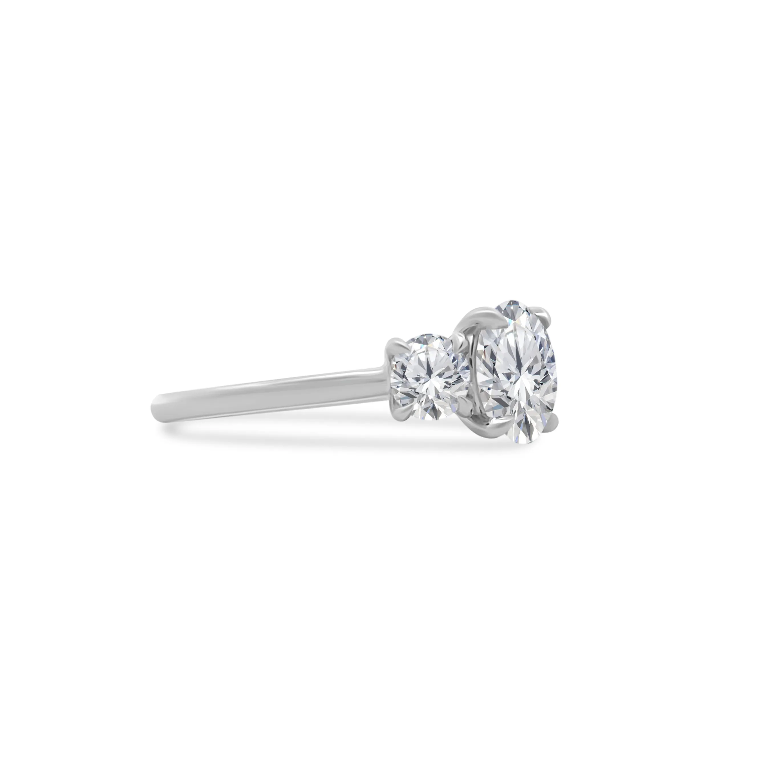2.57ct Triple Round Cut Ring sold by LINDSEY LEIGH JEWELRY product image thumbnail 4