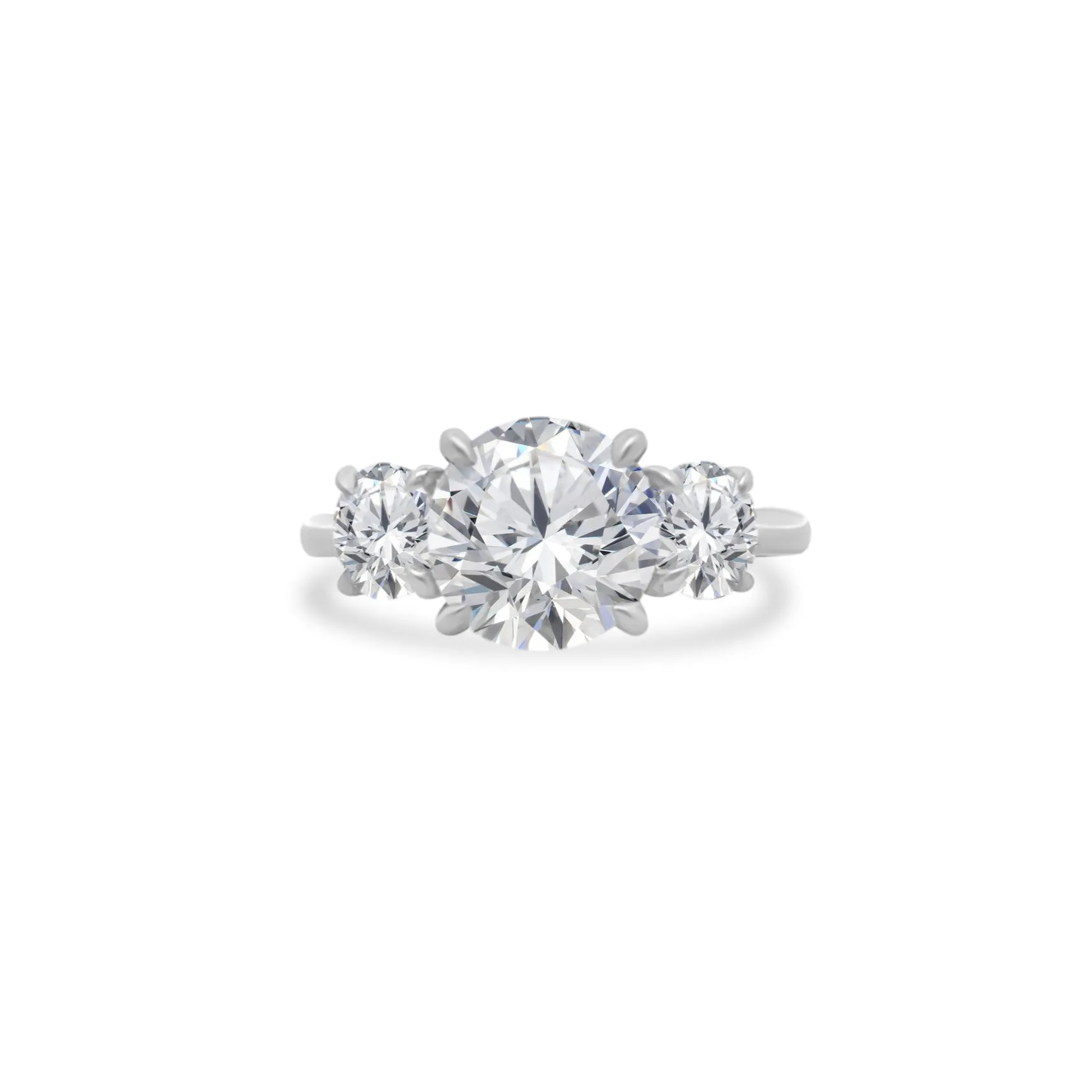 2.57ct Triple Round Cut Ring sold by LINDSEY LEIGH JEWELRY