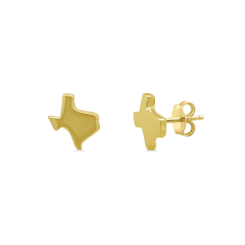 Gold Texas Stud sold by LINDSEY LEIGH JEWELRY