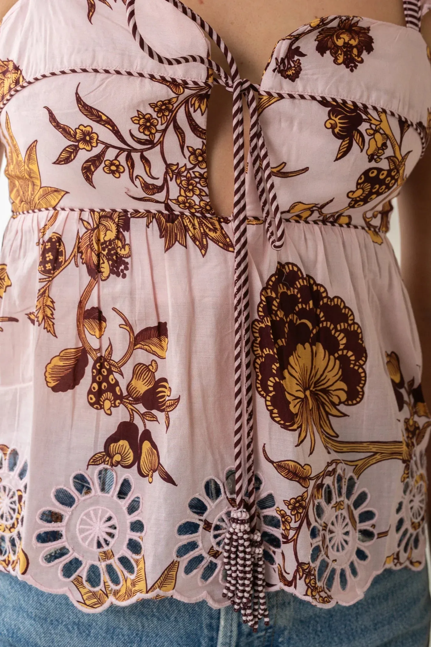 Tropical Landing Blouse sold by LINDSEY LEIGH JEWELRY product image thumbnail 2