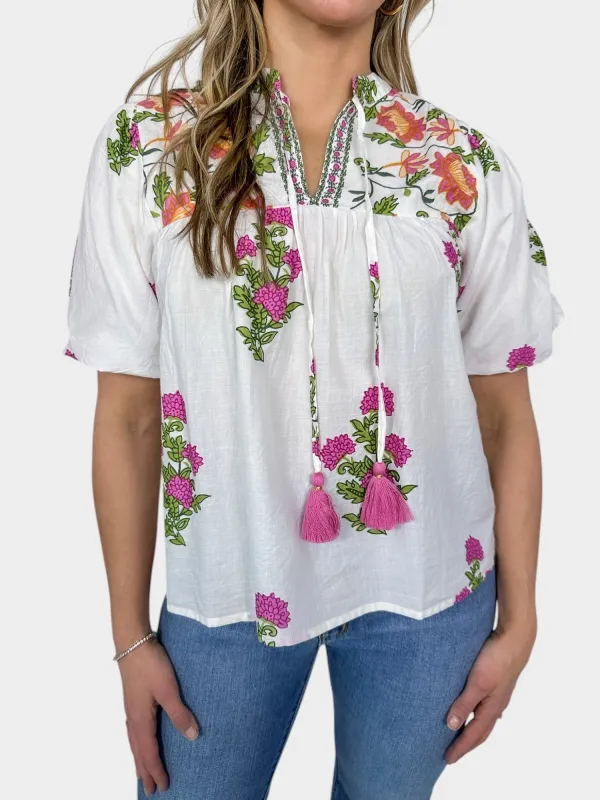 Taylor Puff Sleeve Top sold by LINDSEY LEIGH JEWELRY