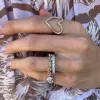 Large Aquamarine Chasing Pear sold by LINDSEY LEIGH JEWELRY