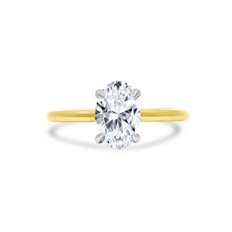 2.35ct Oval Diamond Solitaire sold by LINDSEY LEIGH JEWELRY