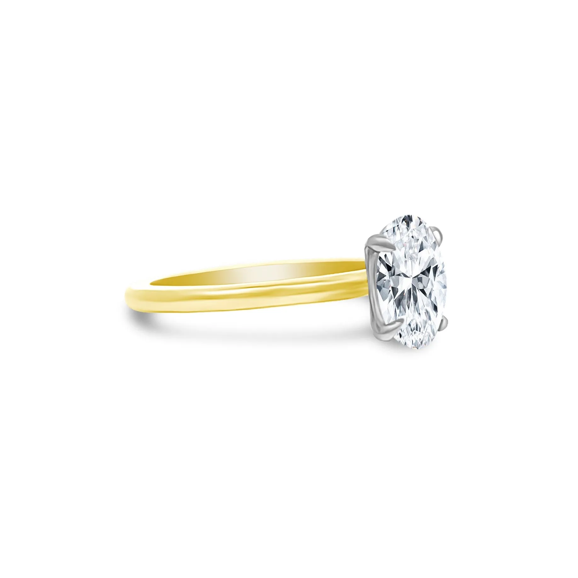 2.35ct Oval Diamond Solitaire sold by LINDSEY LEIGH JEWELRY product image thumbnail 3