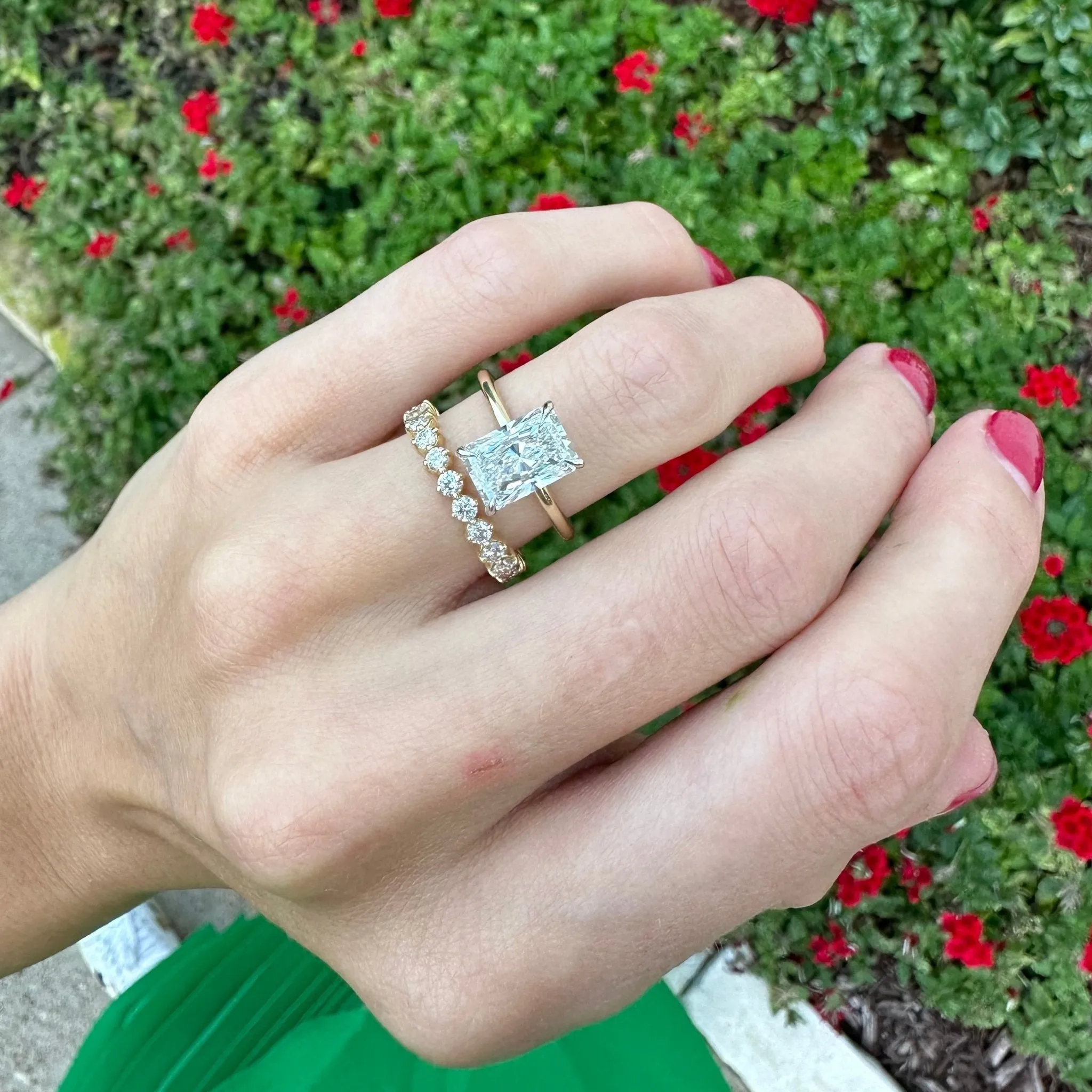 2.35ct Radiant Diamond Solitaire sold by LINDSEY LEIGH JEWELRY product image thumbnail 2