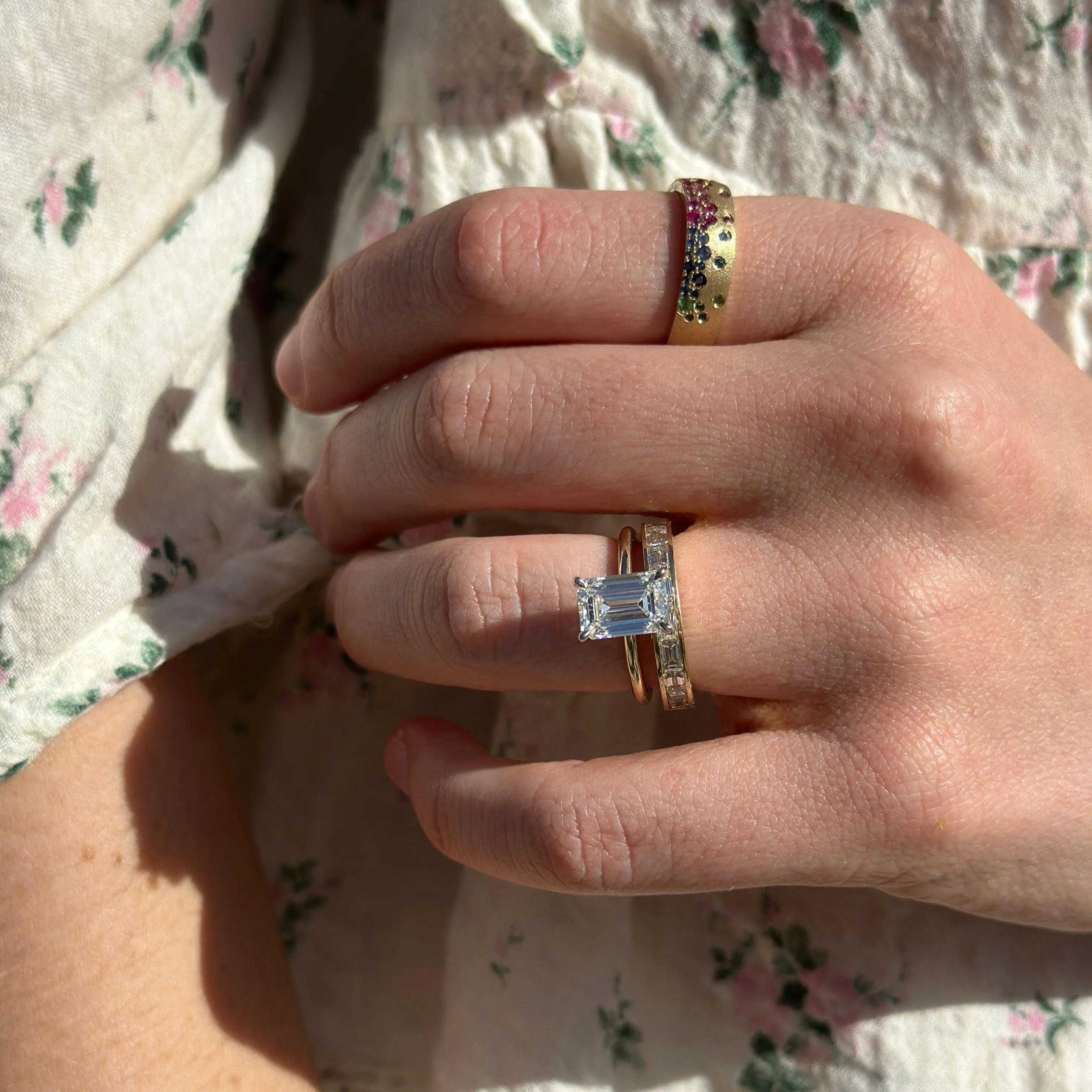 2.86ct Emerald Cut Solitaire sold by LINDSEY LEIGH JEWELRY product image thumbnail 2