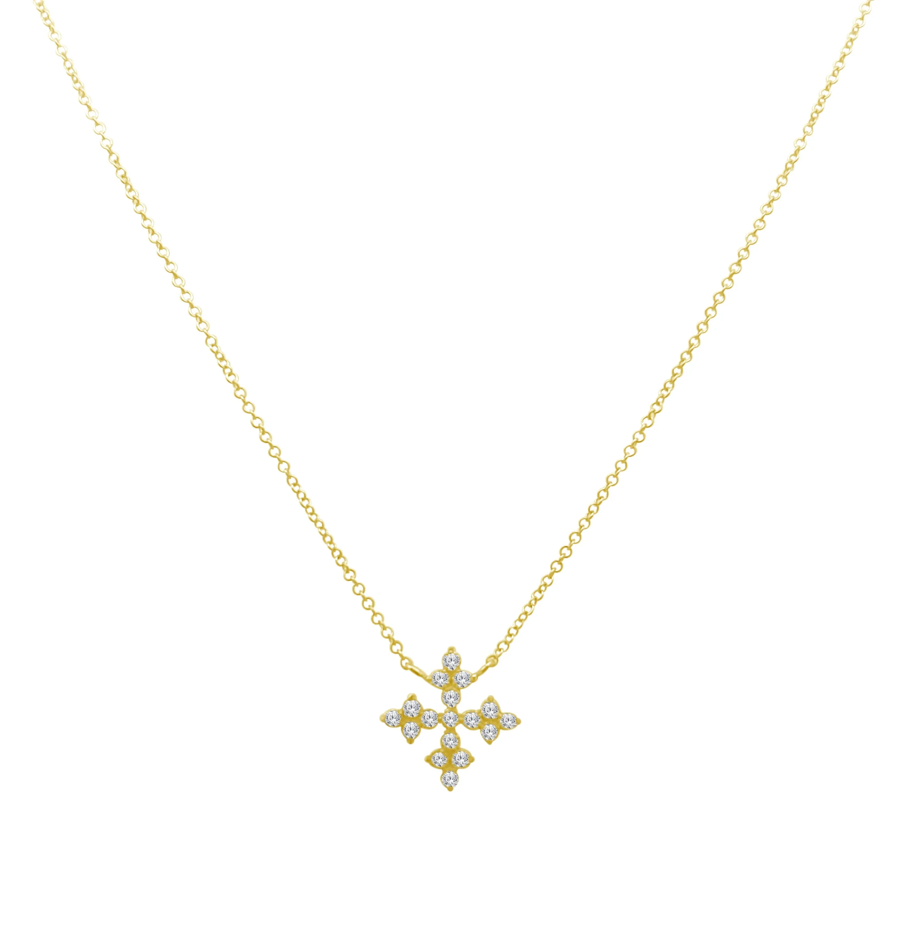 Antique Diamond Cross Necklace sold by LINDSEY LEIGH JEWELRY