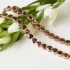 Bezel Set Heart Gemstone Tennis Bracelet sold by LINDSEY LEIGH JEWELRY