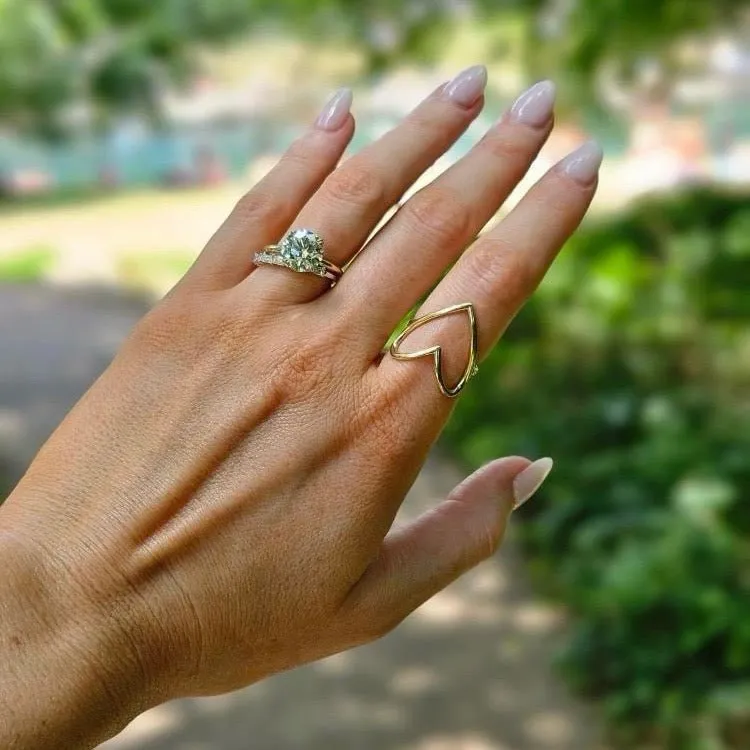 3.06ct Round Diamond Solitaire sold by LINDSEY LEIGH JEWELRY product image thumbnail 4