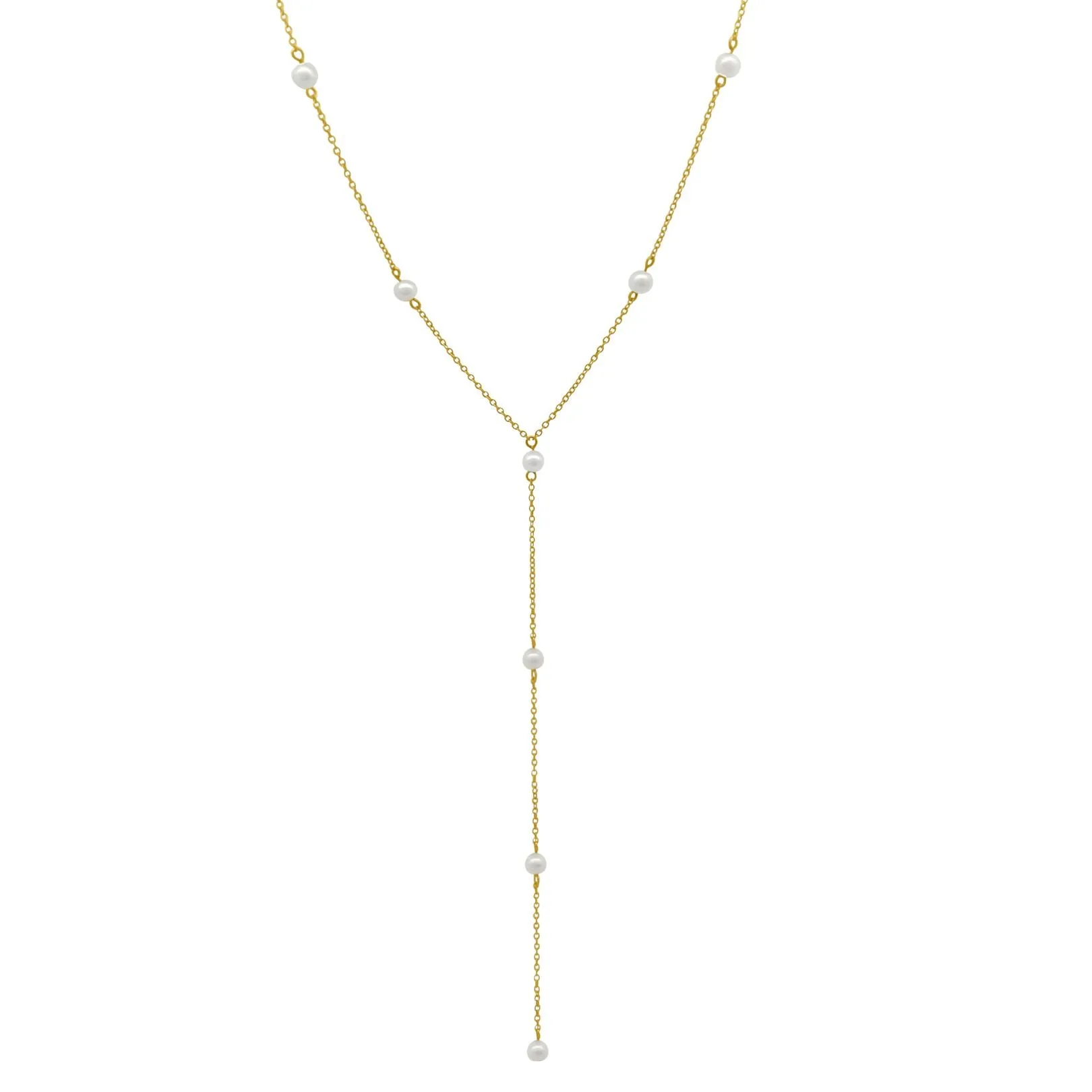 Pearls By The Yard Lariat sold by LINDSEY LEIGH JEWELRY