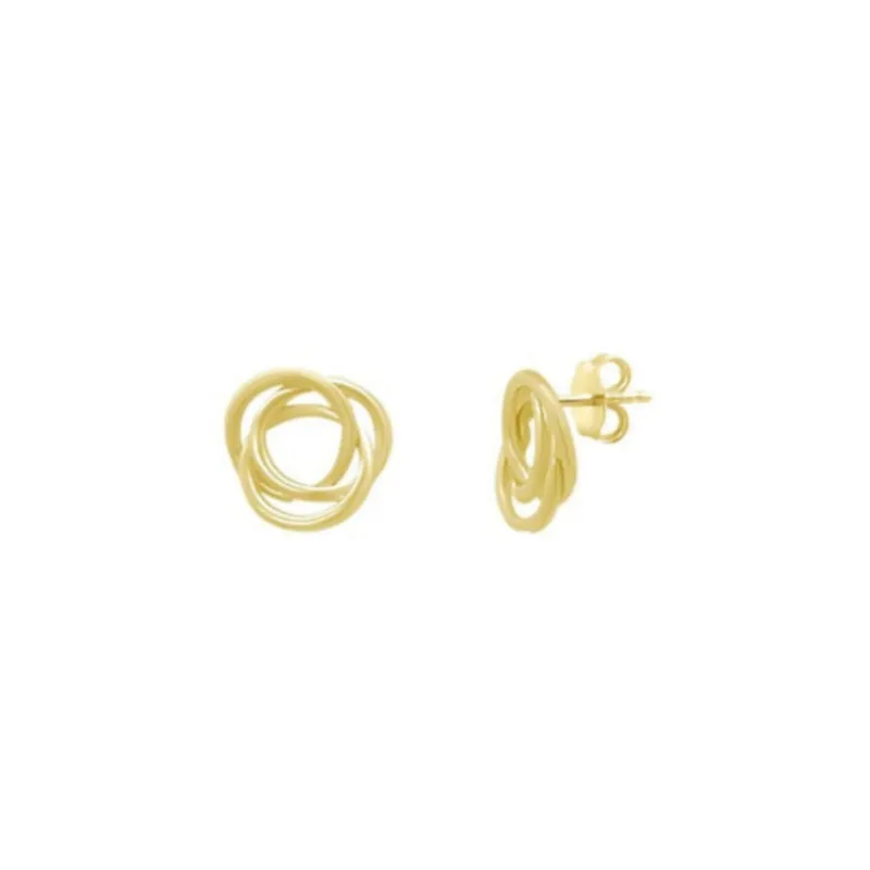 Multi Open Circle Gold Studs sold by LINDSEY LEIGH JEWELRY