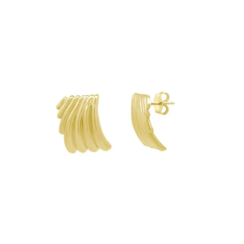 Gold Wing Earrings sold by LINDSEY LEIGH JEWELRY product image thumbnail 4