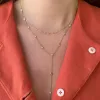Dainty Bead Chain Necklace sold by LINDSEY LEIGH JEWELRY