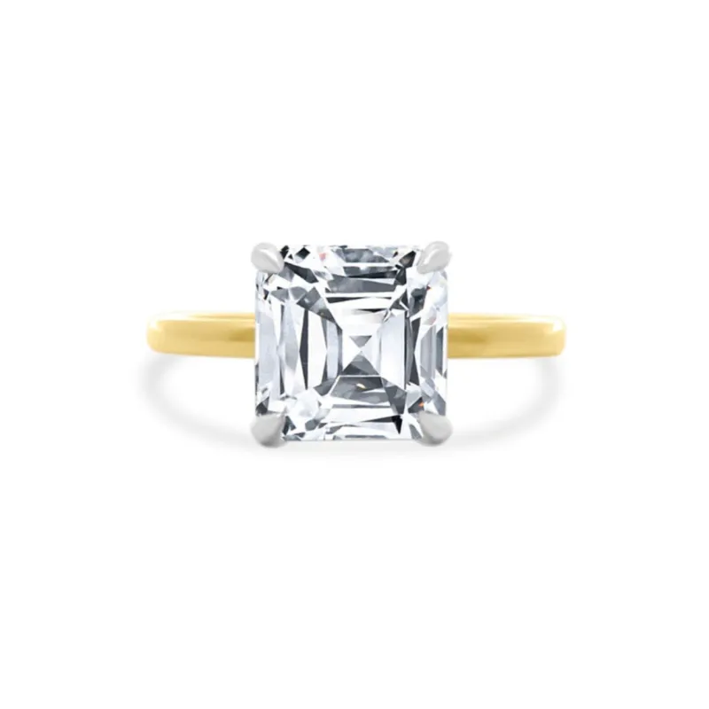 3.52ct Asscher Cut Solitaire sold by LINDSEY LEIGH JEWELRY