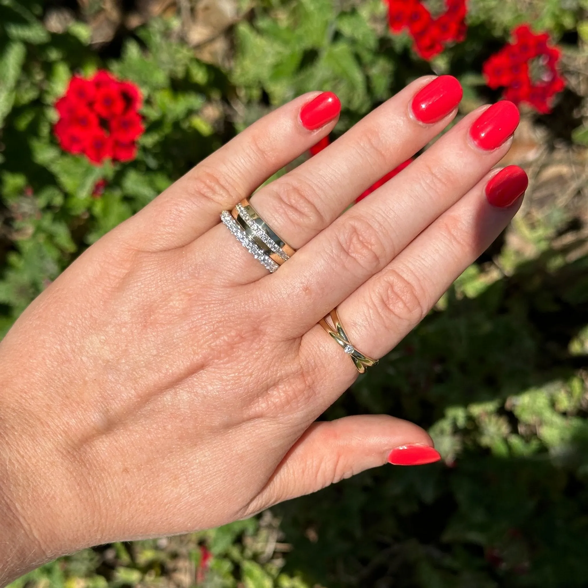 Single Row Cigar Band sold by LINDSEY LEIGH JEWELRY product image thumbnail 4