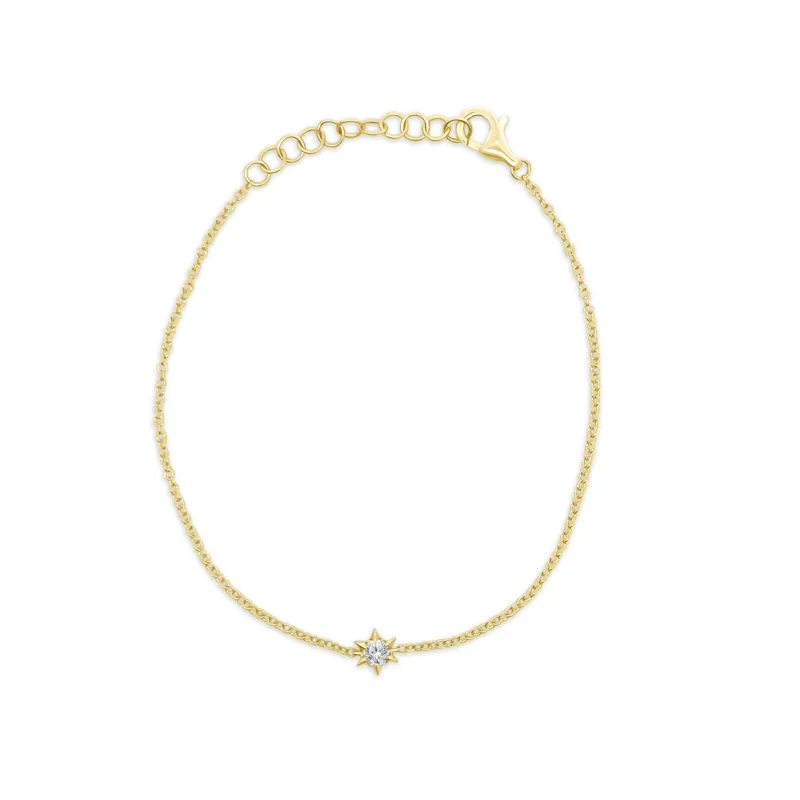 Diamond Star Bracelet sold by LINDSEY LEIGH JEWELRY