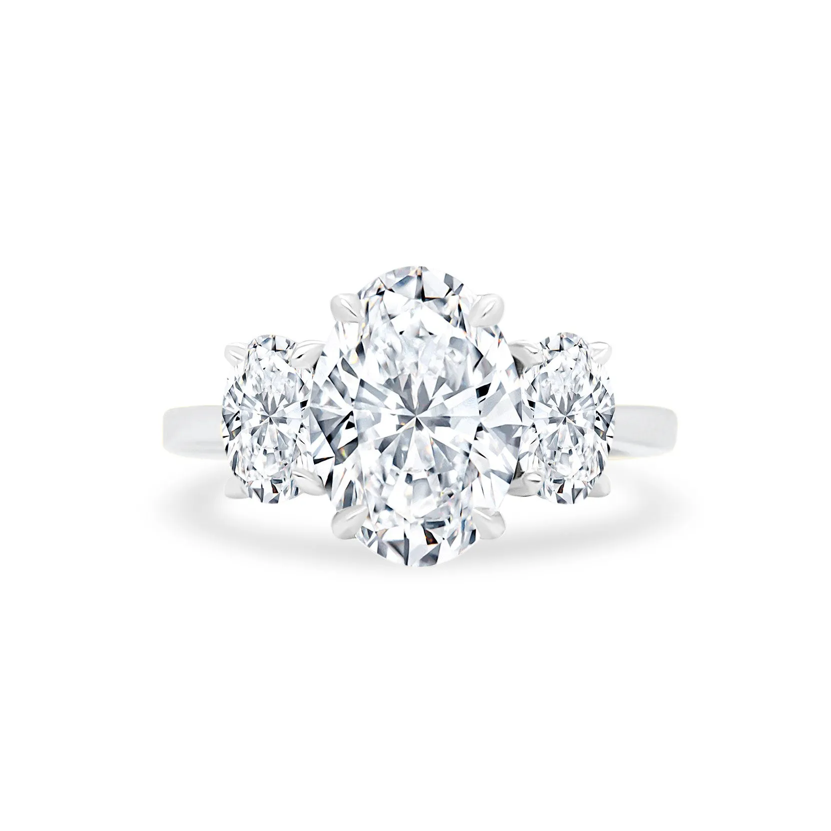 2.54ct Triple Oval Cut sold by LINDSEY LEIGH JEWELRY