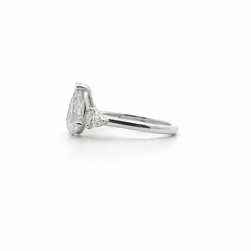 2.50ct Triple Pear Cut sold by LINDSEY LEIGH JEWELRY product image thumbnail 5