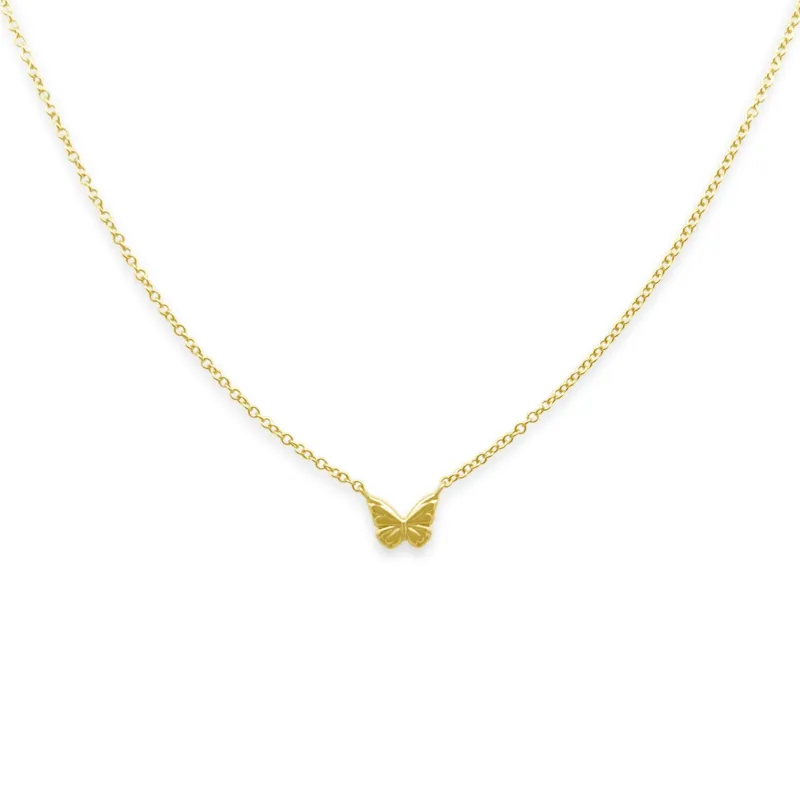 Classic Butterfly Necklace made by LINDSEY LEIGH JEWELRY