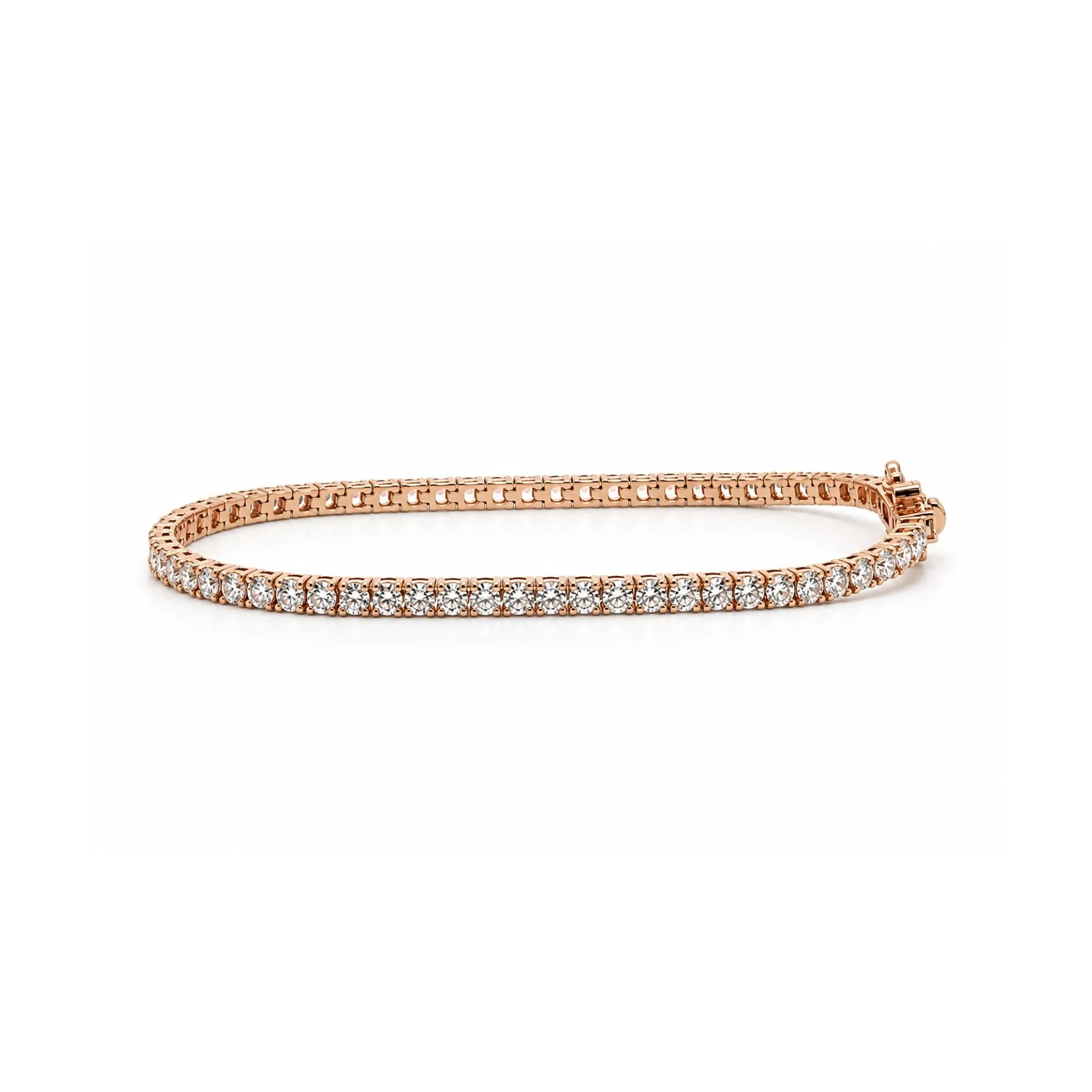 Diamond and Rainbow Sapphire Tennis Bracelet sold by LINDSEY LEIGH JEWELRY product image thumbnail 5