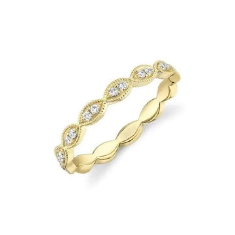 Double Diamond Marquise Band sold by LINDSEY LEIGH JEWELRY