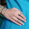 Double Gemstone Bead Ring sold by LINDSEY LEIGH JEWELRY