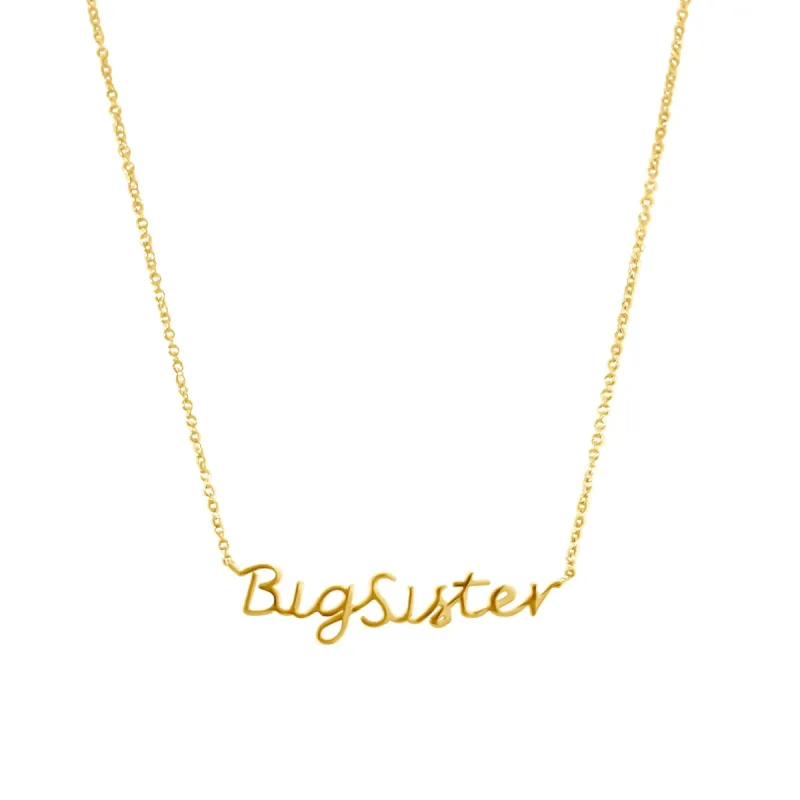 Big Sister Necklace made by LINDSEY LEIGH JEWELRY