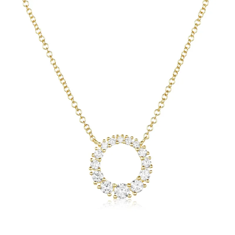 Graduated Diamond Necklace sold by LINDSEY LEIGH JEWELRY