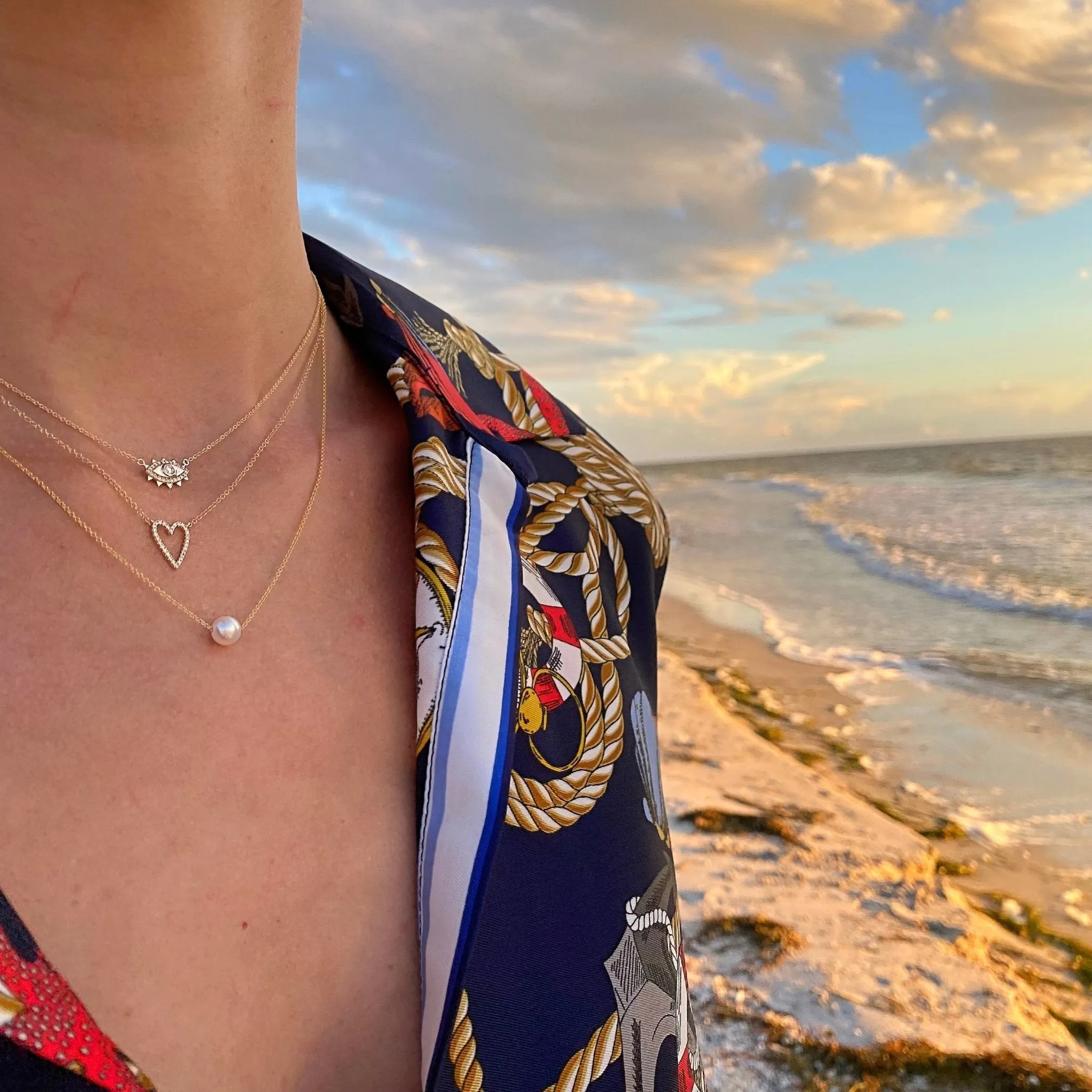 Add a Pearl Necklace sold by LINDSEY LEIGH JEWELRY product image thumbnail 5