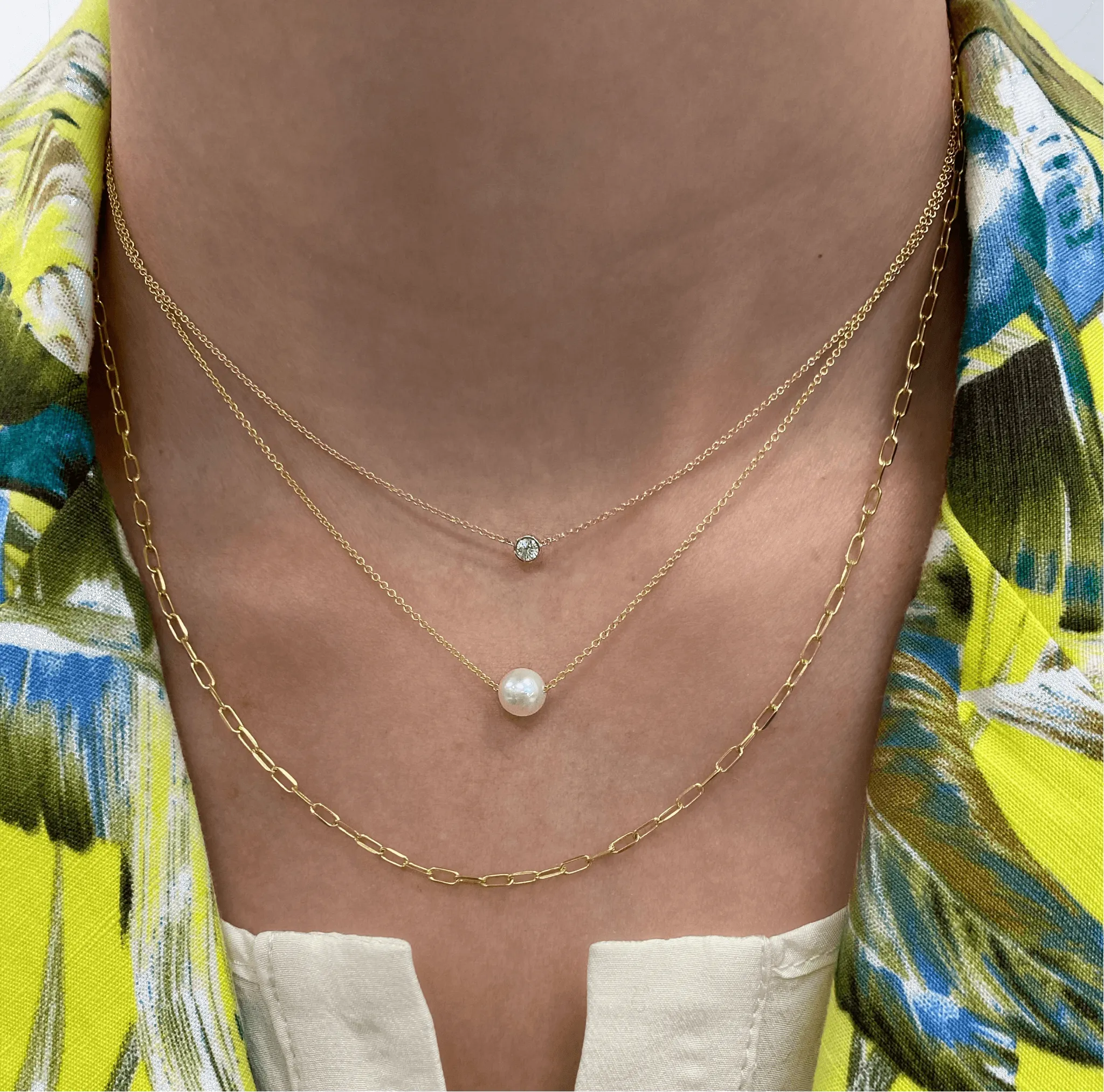 Add a Pearl Necklace sold by LINDSEY LEIGH JEWELRY product image thumbnail 3