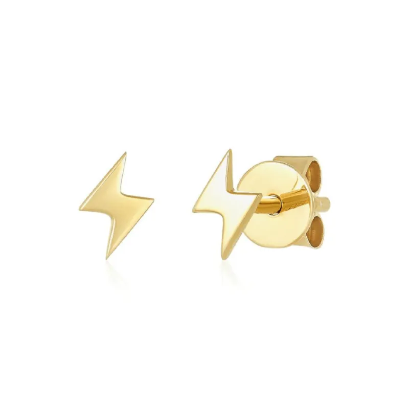 Lightning Bolt Stud sold by LINDSEY LEIGH JEWELRY