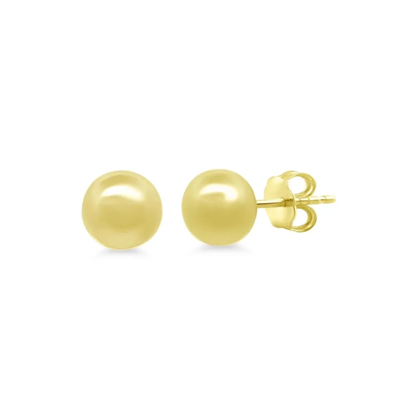 Gold Ball Studs sold by LINDSEY LEIGH JEWELRY