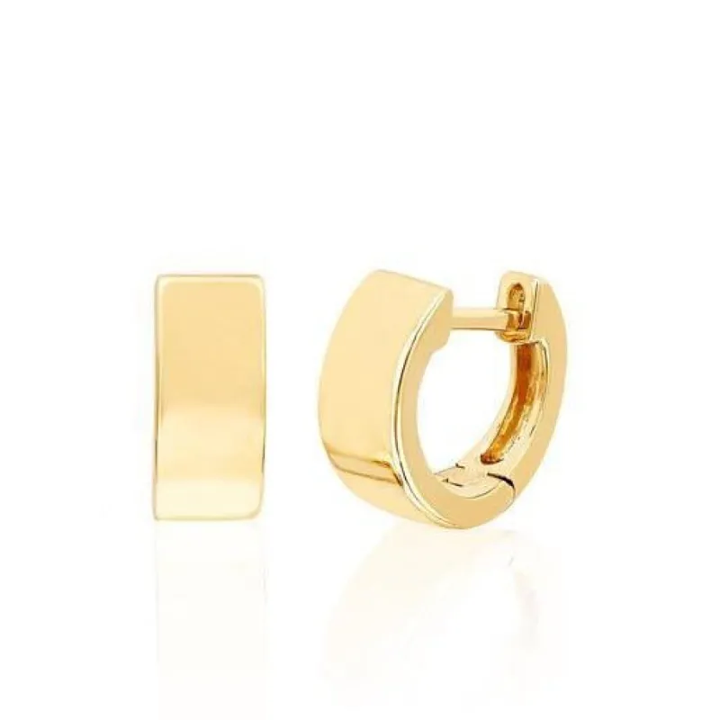 Gold Jumbo Huggies sold by LINDSEY LEIGH JEWELRY
