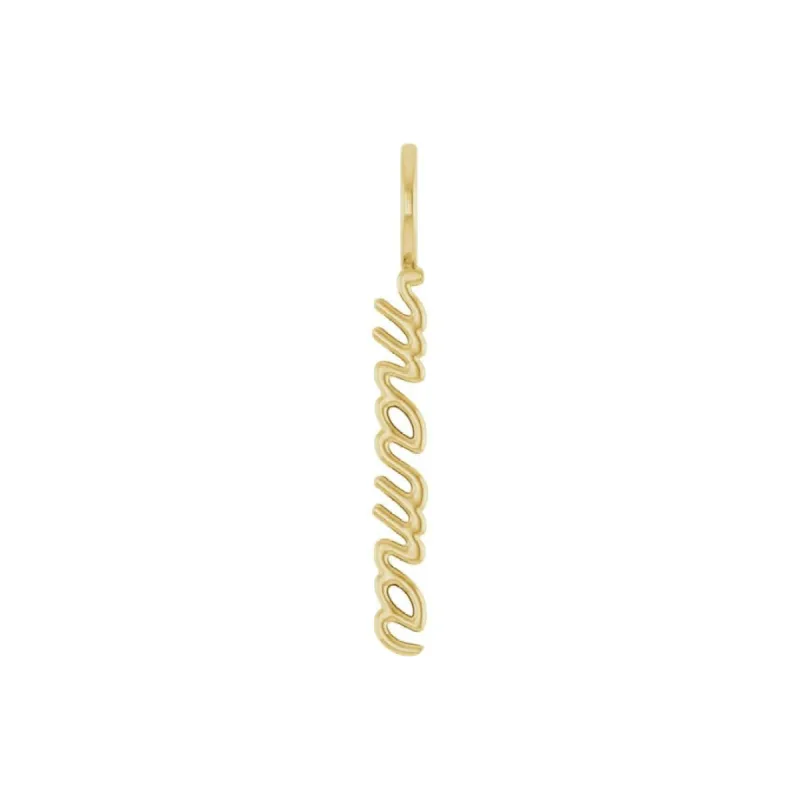Gold Mama Charm sold by LINDSEY LEIGH JEWELRY