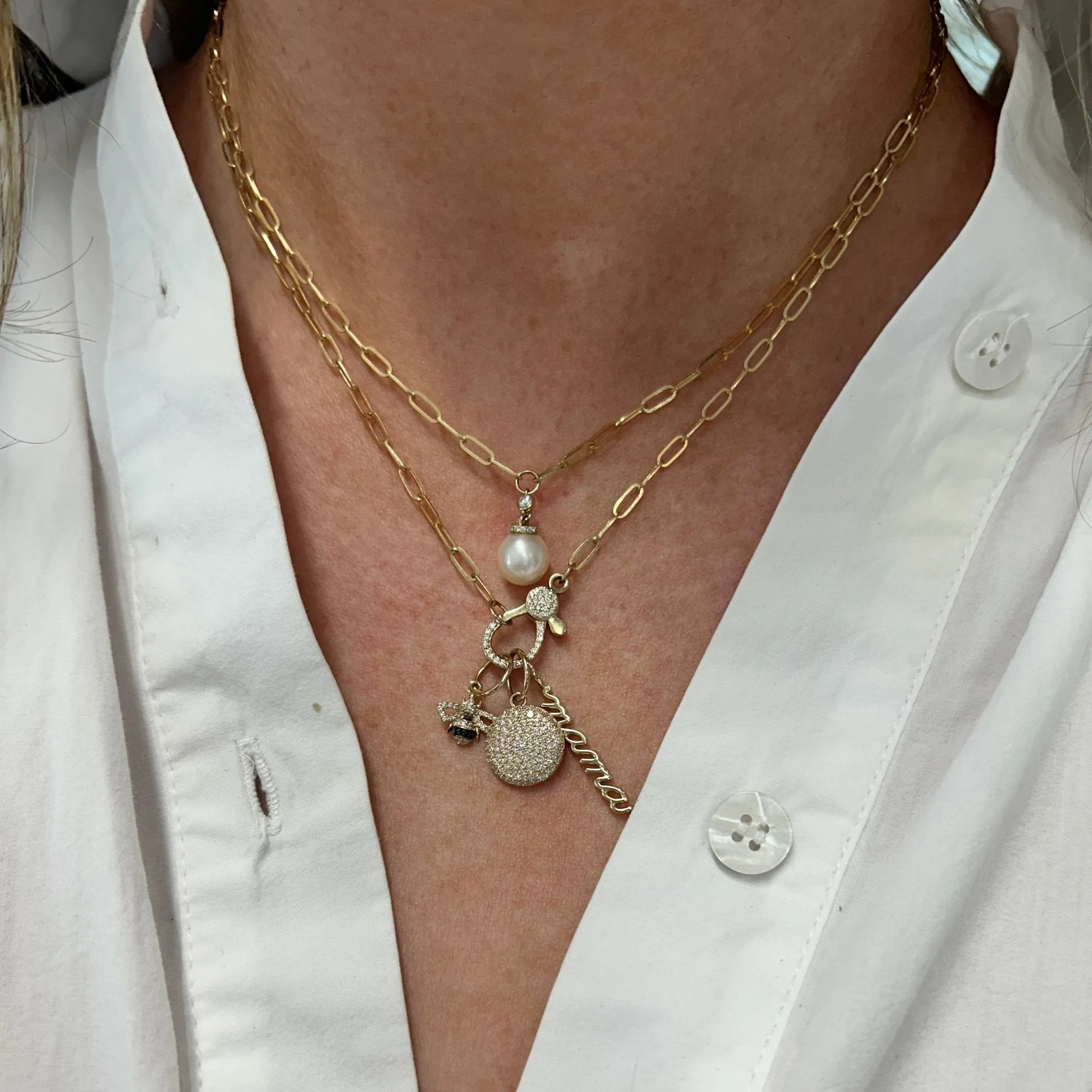 Gold Mama Charm sold by LINDSEY LEIGH JEWELRY product image thumbnail 2