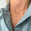 Petite Diamond Cross Necklace sold by LINDSEY LEIGH JEWELRY