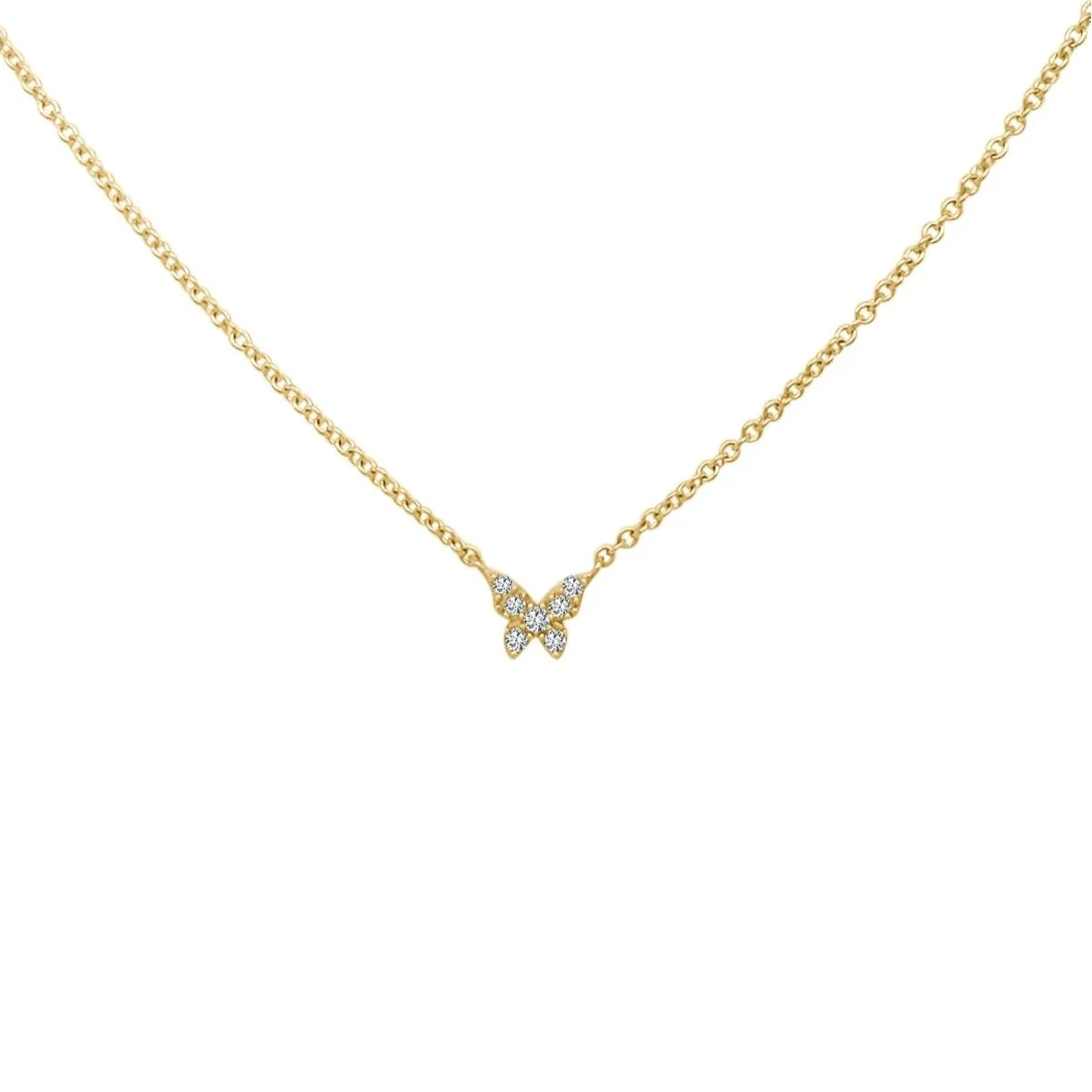 Petite Butterfly Necklace sold by LINDSEY LEIGH JEWELRY product image thumbnail 5