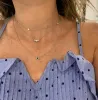 3 Diamond Bubble Necklace sold by LINDSEY LEIGH JEWELRY