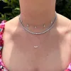 3 Diamond Bubble Necklace sold by LINDSEY LEIGH JEWELRY