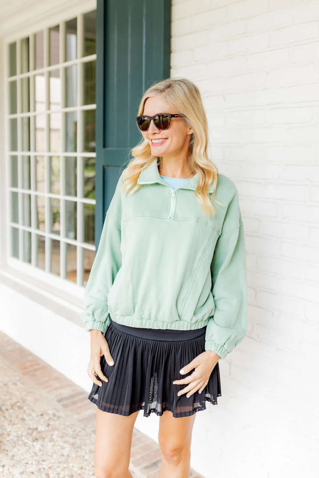 Briley Half-Zip Sweatshirt (FINAL SALE) sold by Liz and Honey product image thumbnail 5