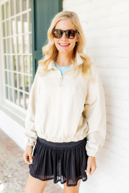 Briley Half-Zip Sweatshirt (FINAL SALE) sold by Liz and Honey
