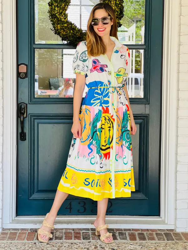 Alma Dress sold by Liz and Honey