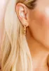 Gold Hoops with Pearls sold by Liz and Honey