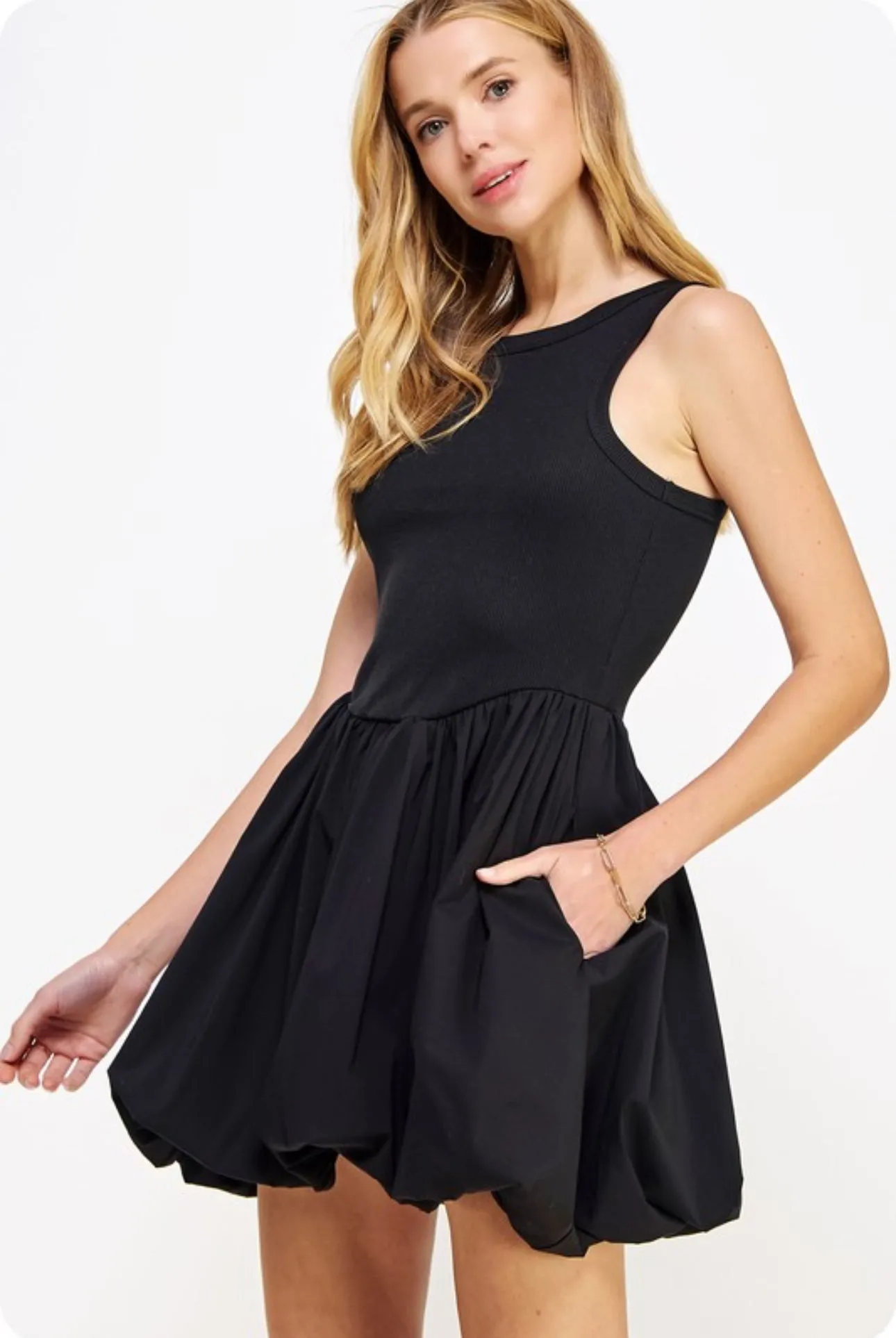 Bennett Dress in Black sold by Liz and Honey product image thumbnail 2
