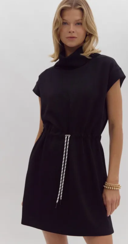 Kelly Dress in Black sold by Liz and Honey